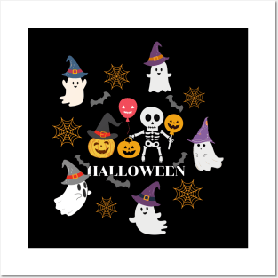 Halloween Face Mask, Happy Hallween For kids, Haloween ghost Face Mask for Kids. Posters and Art